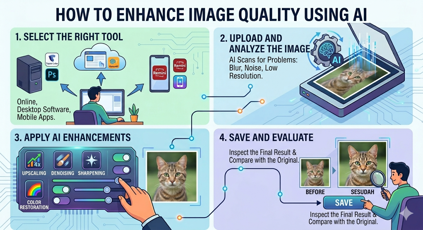 How to Enhance Image Quality Using AI